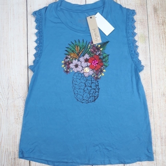MEDIUM True Vintage Pineapple‎ Print - Picture 3 of 5